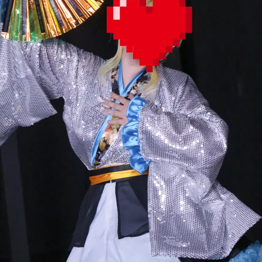 [BUNJANG] Love Live! Ayase Eri Kaguya's Castle Cosplay Costume / 러브라이브 아야세 에리 코스프레 의상 카구야의 성에서 춤추고싶어 은갈치