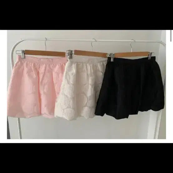 [BUNJANG] Flower Pumpkin Mini Skirt / 플라워 펌킨 스커트