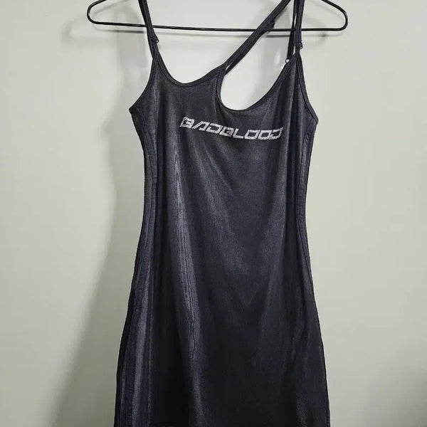 [BUNJANG] BADBLOOD Mesh Sleeveless Dress Black / BADBLOOD 메쉬 민소매 원피스 블랙