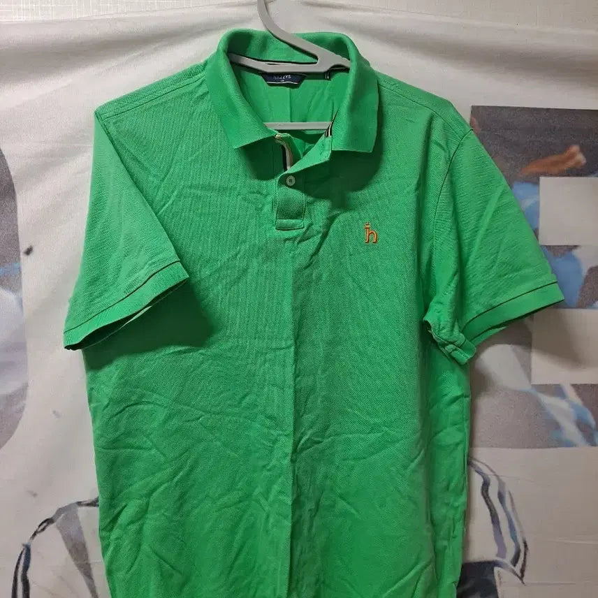 [BUNJANG] Hazzys Men's Short Sleeve Polo T-Shirt Green / 헤지스 반팔카라티 100