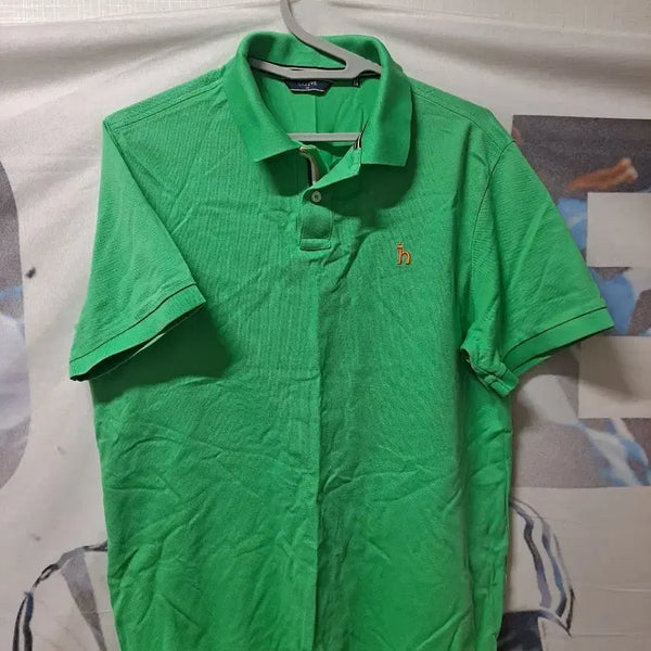 [BUNJANG] Hazzys Men's Short Sleeve Polo T-Shirt Green / 헤지스 반팔카라티 100