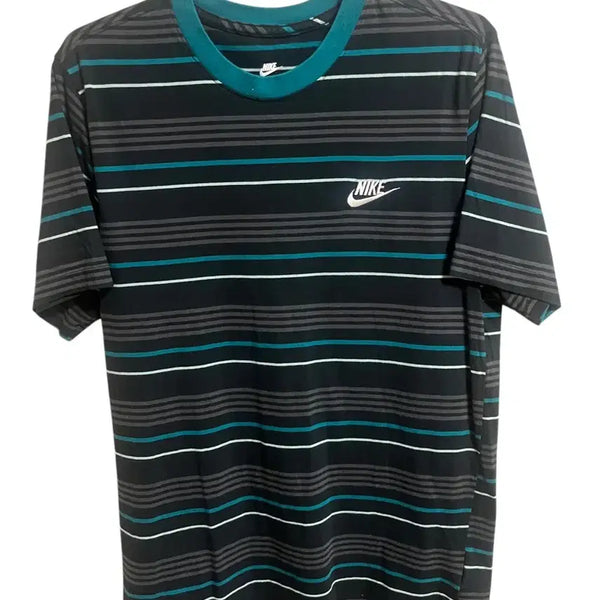 [BUNJANG] Nike Sportswear Multi Stripe Short Sleeve T-Shirt / [M]나이키 스포츠웨어 멀티 스트라이프 반팔 티셔츠