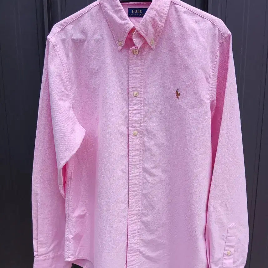 [BUNJANG] Polo Ralph Lauren Pink Oxford Shirt M / 폴로 랄프로렌 핑크 옥스포드 셔츠 M