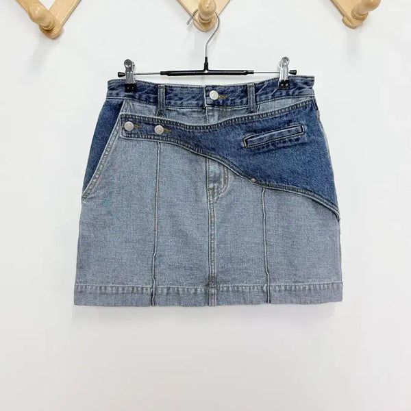 [BUNJANG] Matin Kim Western Detail Denim Mini Skirt / 마뗑킴 Matin Kim 웨스턴 디테일 데님 미니스커트