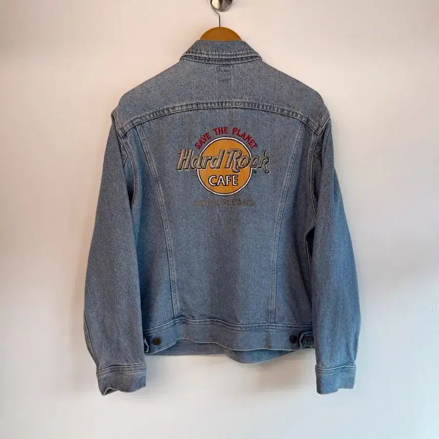 [BUNJANG] Lee x Hard Rock Cafe 80s-90s Denim Jacket / Lee 하드락카페 8-90s 데님 자켓