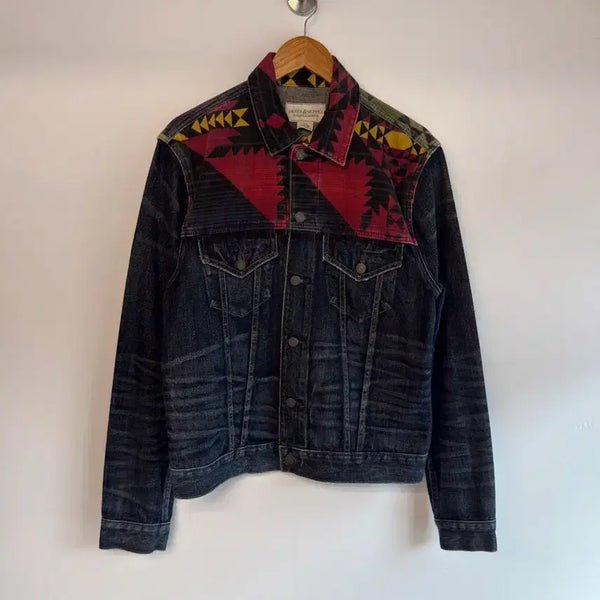 [BUNJANG] Ralph Lauren Denim & Supply Navajo Pattern Denim Trucker Jacket / 랄프로렌 데님앤서플라이 나바호 패턴 데님 트러커 자켓