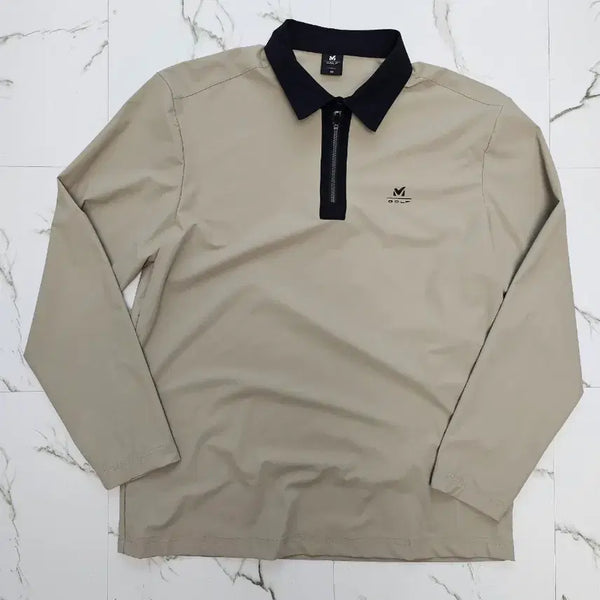 [BUNJANG] Millet Golf Long-Sleeve Polo Shirt Size 100 / 밀레 골프 긴팔 카라티 100