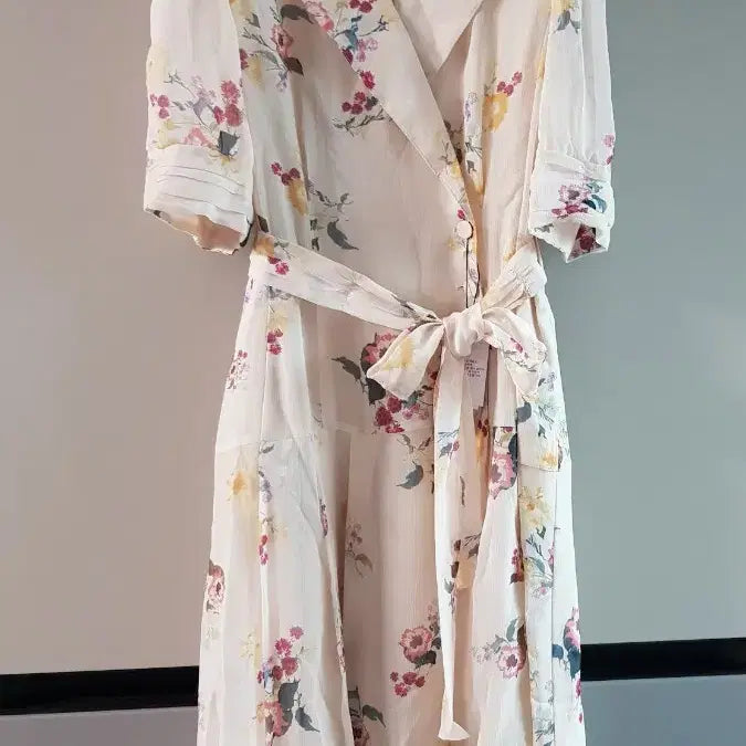 [BUNJANG] Cerruti 1881 Floral Chiffon Long Dress / 새옷)66 세루티1881 플로럴쉬폰 롱원피스