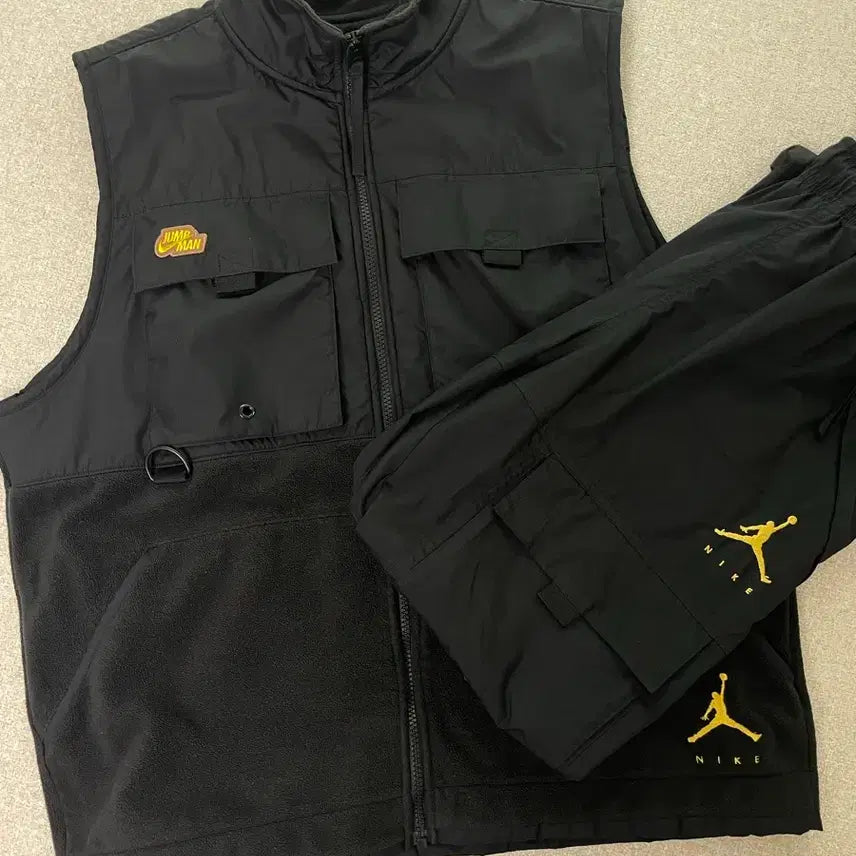 [BUNJANG] Nike Jordan Fleece Vest Pants Set / 나이키 조던 플리스 베스트 팬츠 세트