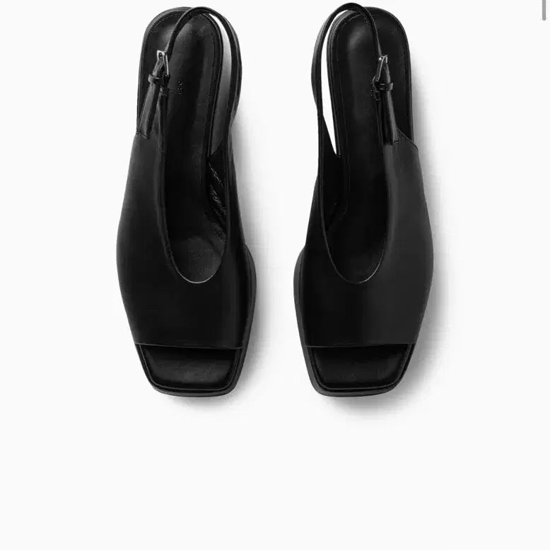 [BUNJANG] ORR Leather Platform Sandals Black / ORR 오르 레더 플랫폼 샌들 블랙