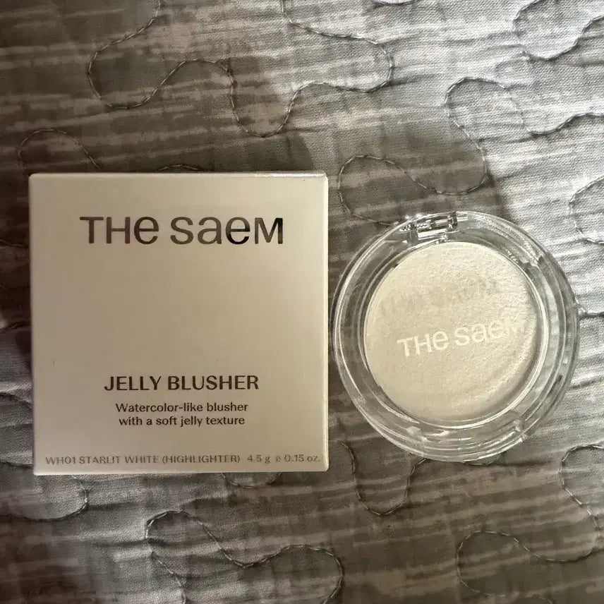 [BUNJANG] The Saem Jerry Blusher WH01 Star White Highlighter / [새상품] 더샘 제리 블러셔 WH01 스타화이트 (하이라이터)