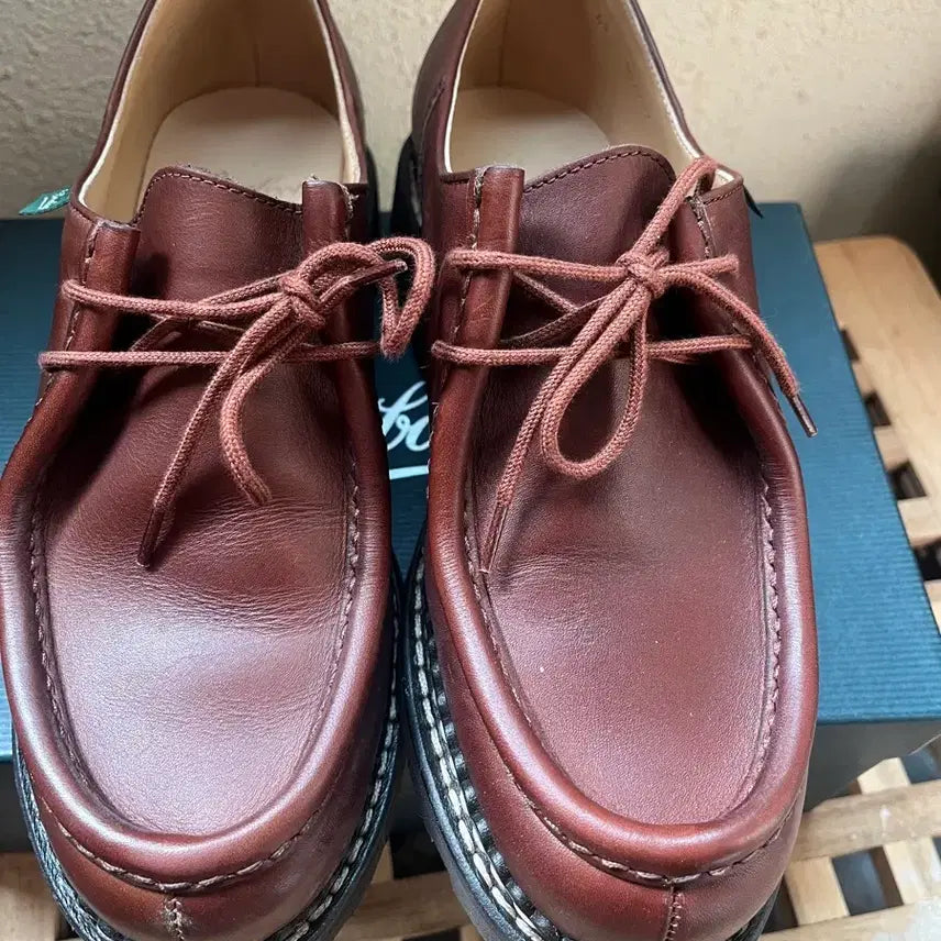 [BUNJANG] Paraboot Michael Marron Leather Shoes EU41 / 파라부트 미카엘 마룬 EU41 판매합니다