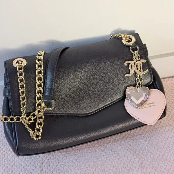 [BUNJANG] Juicy Couture Baby Bear Baby Metal Club Vintage Giallo Y2K Flap Bag / 쥬시꾸뛰르 가방 베이비베어 베이비메탈클럽 빈티지 갸루 y2k