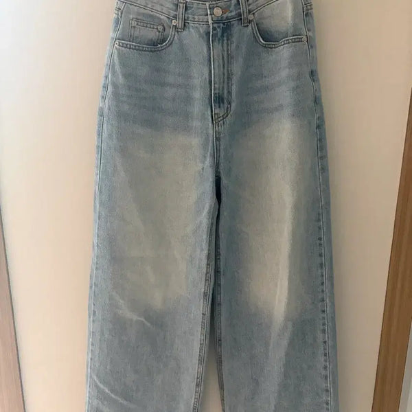 [BUNJANG] Ribbon Light Rog Loose Denim Size S / 리본빛 리본빛 로그 루즈 데님 S 사이즈 Rog Loose denim