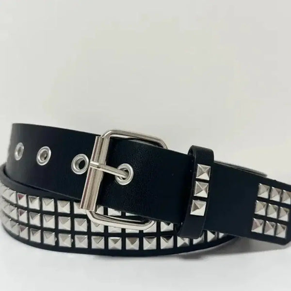 [BUNJANG] Studded Belt Punk Goth Gyaru Style / 스터트 벨트 펑크 고스 emo 갸루