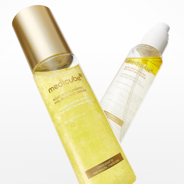 [BUNJANG] Medi-Cube Kojic Acid Turmeric Vita Jelly Mist Serum 100ml (Set of 2) / 메디큐브 코직애씨드 터메릭 비타 젤리 미스트 세럼 100ml 2개