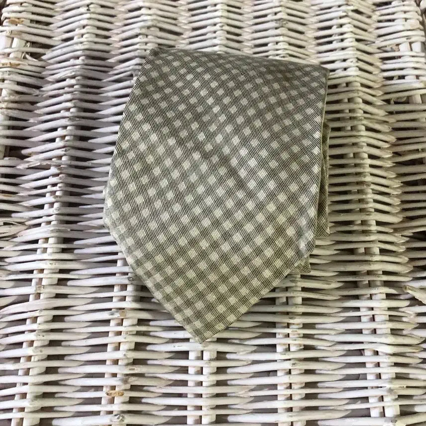 [BUNJANG] BEPPE VERDI Check Pattern Tie / BEPPE VERDI 체크 넥타이