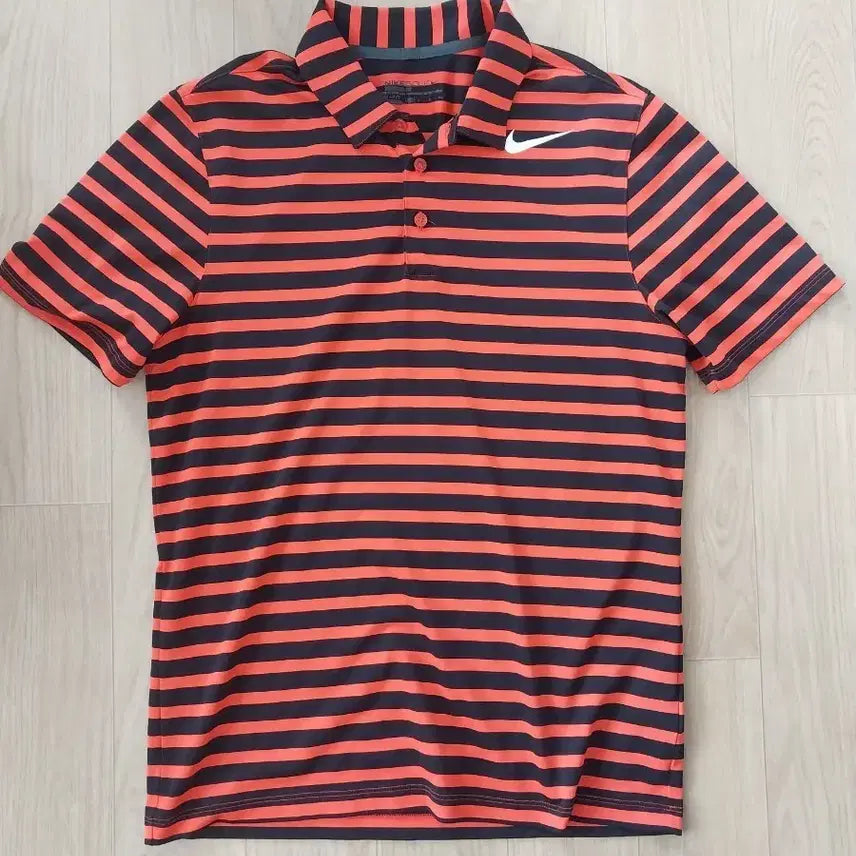 [BUNJANG] Nike Dri-FIT Polyester Stripe Golf T-Shirt (Size 95-100) / xxx 새제품 나이키 드라이핏 골프티서츠 95~100 폴리