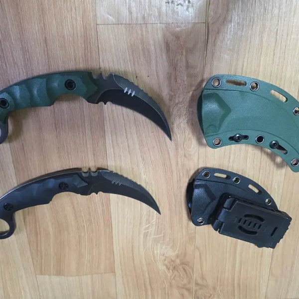 [BUNJANG] D2-Grade Double-Edged Karambit Knife / D2강 쌍수 카람빗 판매합니다 (택포)