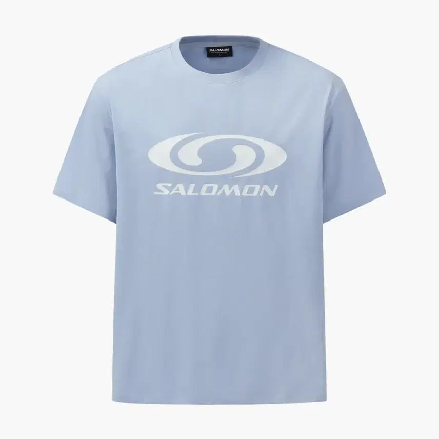 [BUNJANG] Salomon Link Short Sleeve T-shirt, Grayish Blue, L / L) 살로몬 UNI 링크 숏 슬리브 반팔 티셔츠 그레이쉬 블루