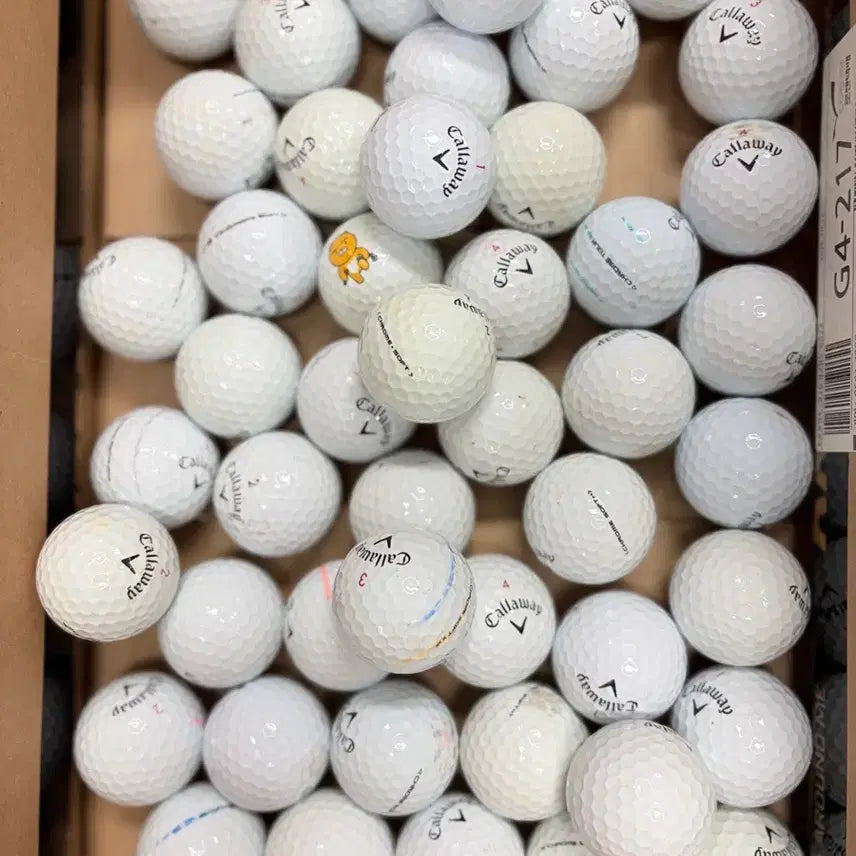 [BUNJANG] Callaway Chrome Soft 3-Piece Urethane Golf Balls (50 Count) / 캘러웨이 크롬소프트 3피스 우레탄볼 50개