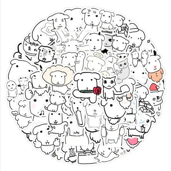 [BUNJANG] Ganadi Fragment Stickers / 가나디 조각 스티커 판매