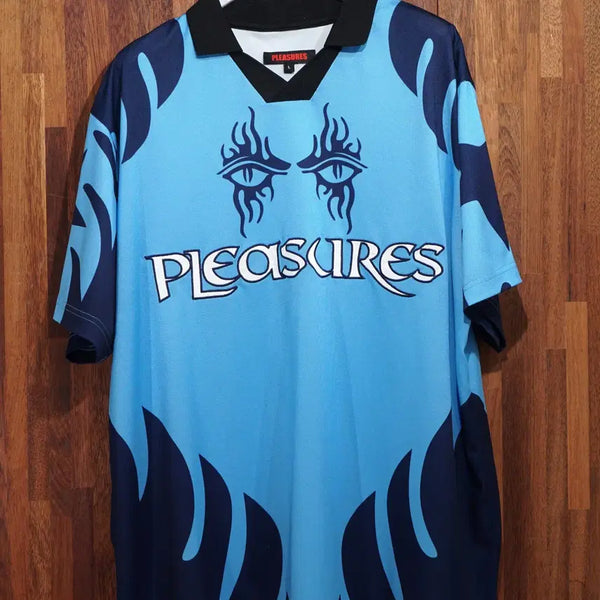 [BUNJANG] Pleasures Afterlife Soccer Jersey T-Shirt / PLEASURES 싸커 저지 티셔츠