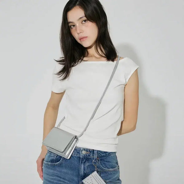 [BUNJANG] Doumattan Lulu Mini Bag Silver / 두마딴 루루 미니백 실버