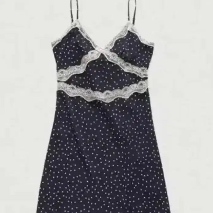 [BUNJANG] The Barnet Dot Lace One-Piece Dress / 더바넷 도트 레이스 원피스 드레스 새상품급 판매