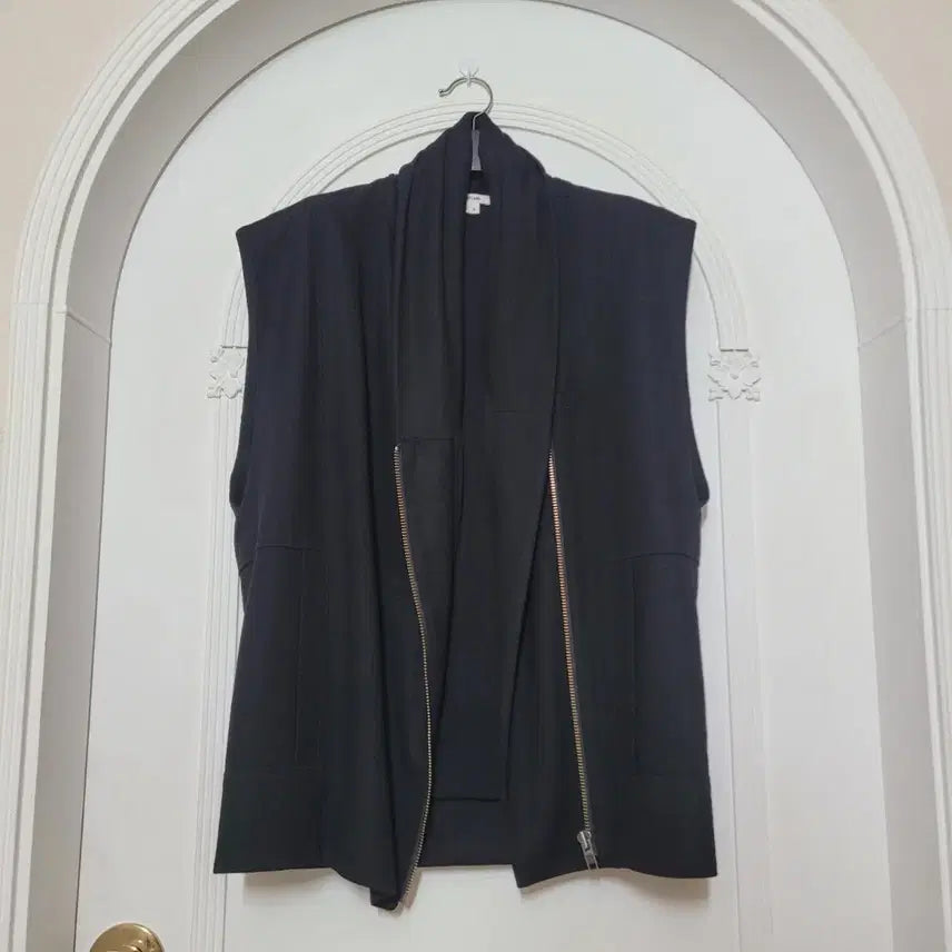 [BUNJANG] Helmut Lang Black Wool Zip Vest S / 헬무트랭 검정 집업 모직 조끼 S  66