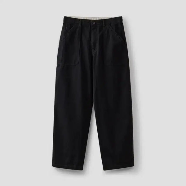 [BUNJANG] Union Blue Acorn Twill Fatigue Pants Black S / 유니온블루 아콘 트윌 퍼티그 팬츠 블랙 S 새상품 판매
