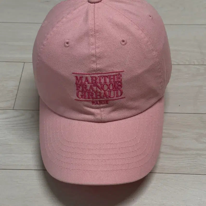 [BUNJANG] Marithe Francois Girbaud Cotton Ball Cap Pink OS / 마리떼 프랑소와 저버 볼캡 핑크 OS