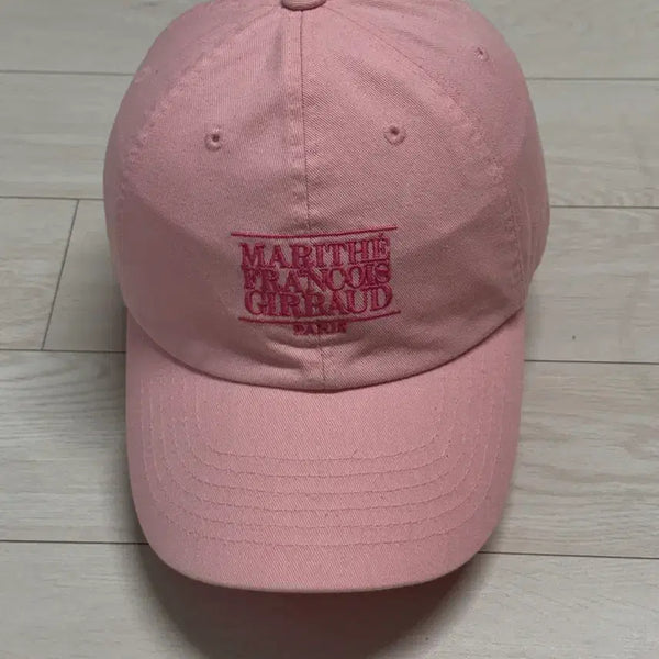 [BUNJANG] Marithe Francois Girbaud Cotton Ball Cap Pink OS / 마리떼 프랑소와 저버 볼캡 핑크 OS