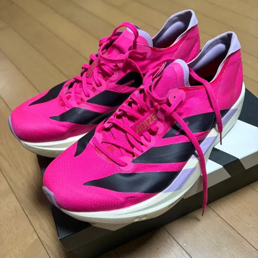 [BUNJANG] Adidas Adizero Takumi Sen 11 Pink 265 / 아디다스 아디제로 타쿠미센 11 핑크 265
