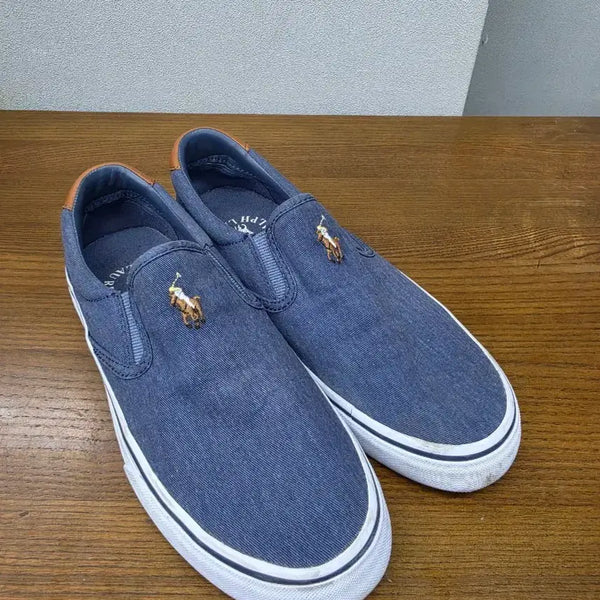 [BUNJANG] Polo Ralph Lauren Thompson Slip-on Navy / 폴로 랄프로렌 탐슨 슬립온
