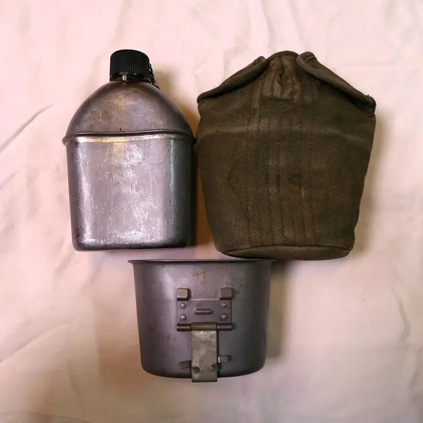 [BUNJANG] US Military M-1956 Canteen Set (1945/1963) / 베트남전 미군 M-1956 1945년 +1963년 수통 세트
