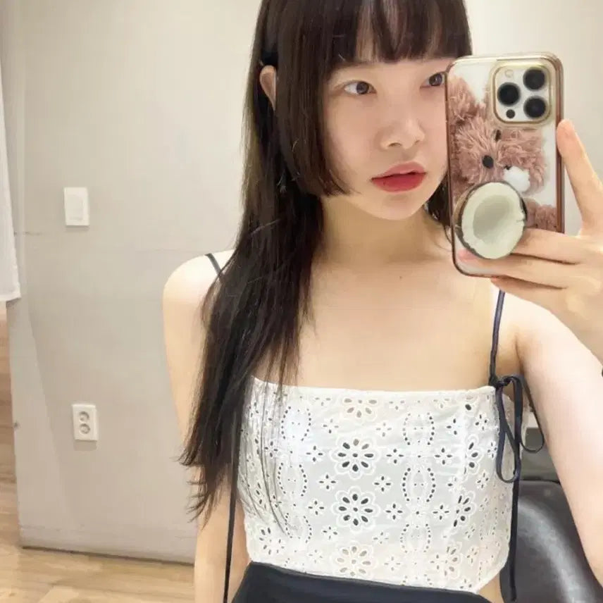 [BUNJANG] Overdue Flare Lagoon Lace Satin Mini Dress / 오버듀플레어 라군 원피스 lagoon lace satin ops