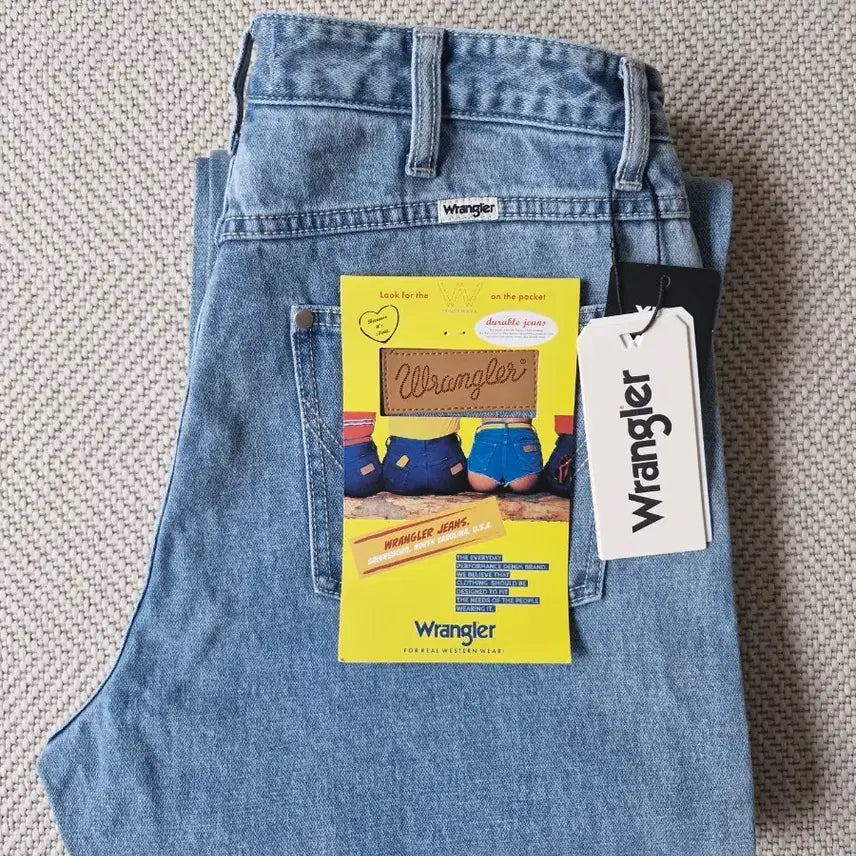 [BUNJANG] Wrangler Redding 1990 Indigo Light Denim Pants Size 32 / 랭글러 레딩 1990 인디고 라이트 데님팬츠 32
