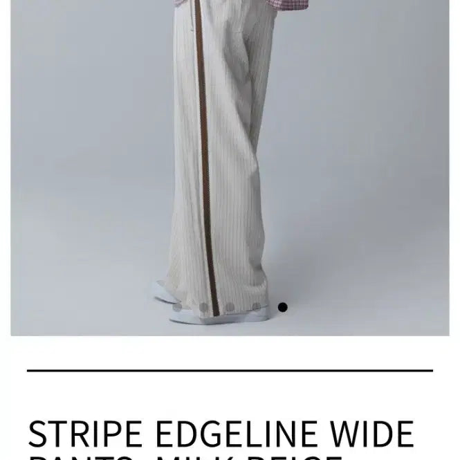 [BUNJANG] Mars en Avril Stripe Wide Pants / 26ss 마스언에브릴(Mars en Avril) 스트라이프 와이드 팬츠