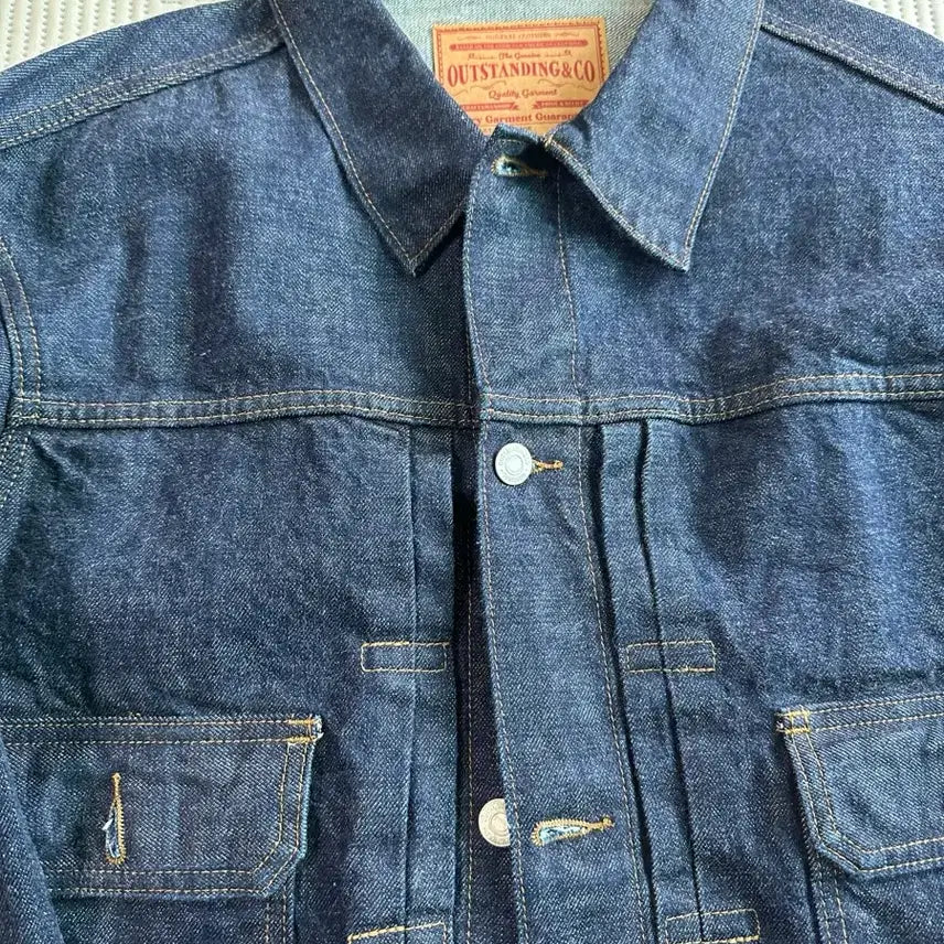 [BUNJANG] Outstanding 2nd Generation Selvage Jacket Indigo Size S / 새상품) 아웃스탠딩 2세대 셀비지 자켓 인디고 S 사이즈 팝니다.