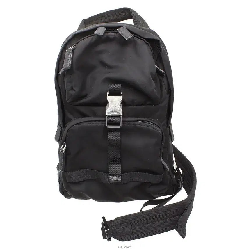 [BUNJANG] Prada Montagna Sling Bag 2VZ013 Black / 프라다 몬타냐 슬링백 2vz013