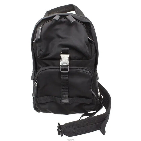 [BUNJANG] Prada Montagna Sling Bag 2VZ013 Black / 프라다 몬타냐 슬링백 2vz013