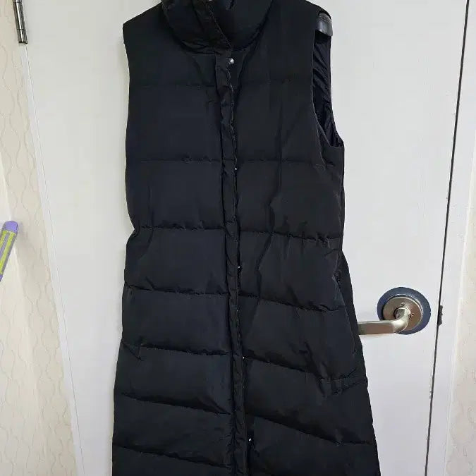 [BUNJANG] Theory Down Vest Long Black / 띠어리 다운패딩 롱조끼 (706