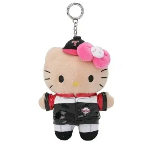 [BUNJANG] LG Twins Tanning Hello Kitty Collaboration Doll Keychain / 엘지트윈스 태닝 헬로키티 콜라보 인형 키링