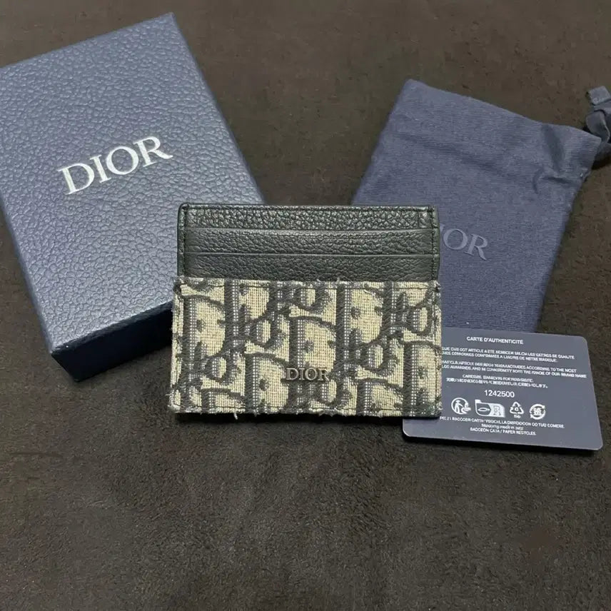[BUNJANG] Dior Dior Oblique Card Holder Beige / [OS] 디올 오블리크 카드지갑 베이지