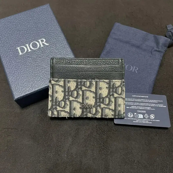 [BUNJANG] Dior Dior Oblique Card Holder Beige / [OS] 디올 오블리크 카드지갑 베이지