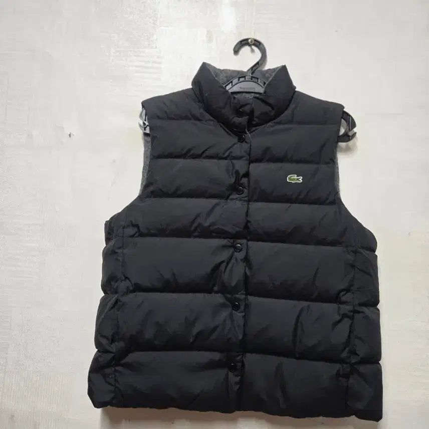 [BUNJANG] Lacoste Reversible Down Lightweight Vest / 라코스테 양면 구스다운 경량 패딩 조끼 M