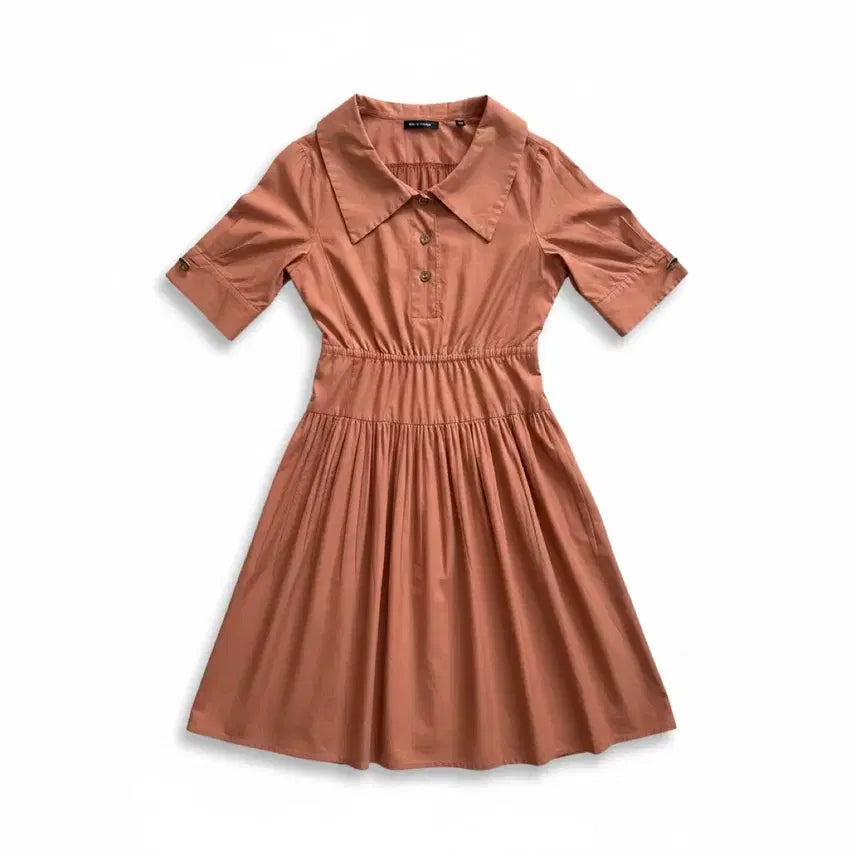 [BUNJANG] On & On Women's Camel Shirt Dress / 여성66/ 온앤온 셔츠 원피스 카멜