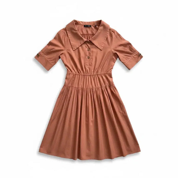 [BUNJANG] On & On Women's Camel Shirt Dress / 여성66/ 온앤온 셔츠 원피스 카멜