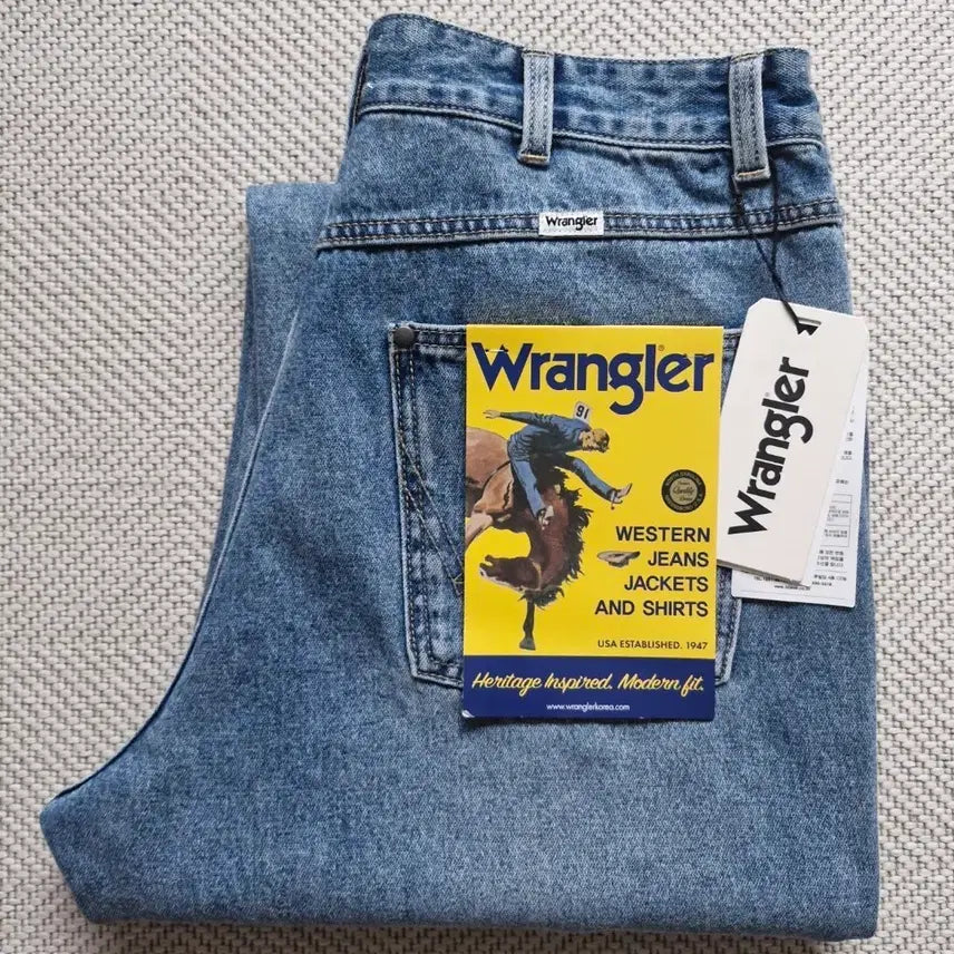 [BUNJANG] Wrangler Redding Washed Denim Pants Size 34 / 랭글러 레딩 워시드 데님 팬츠 34